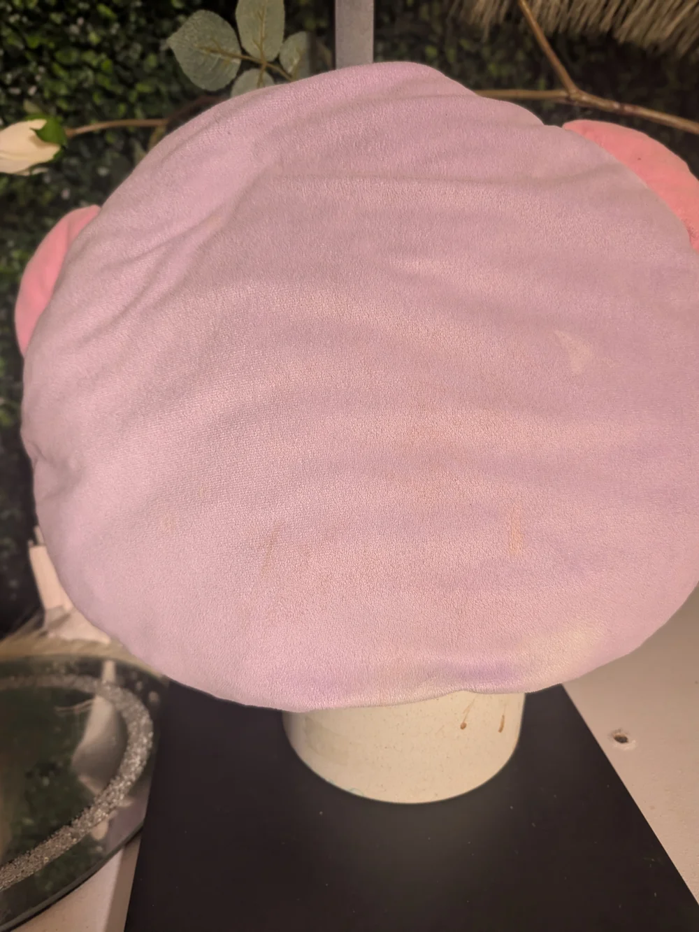 Justice Lavender Sequin Bear Plush Backpack